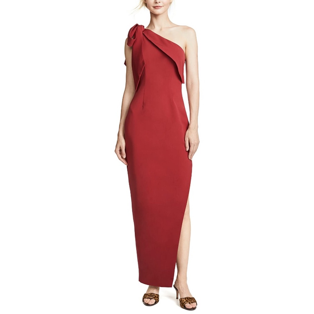 Red formal dress